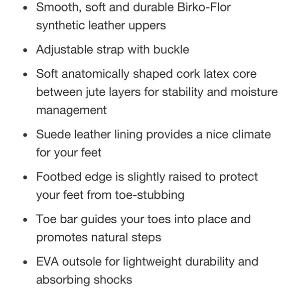 Birkenstock Sz 35 Gizeh Birko-Flor Sandals - Women's  (fits 5.5-6) Black - Picture 14 of 16